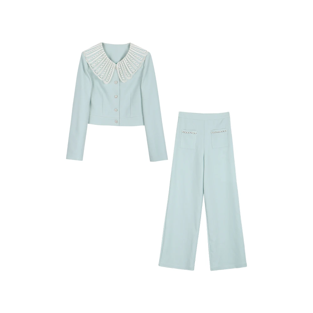 2024秋季新款【悦婷服饰】长袖时尚气质修身套装8701105