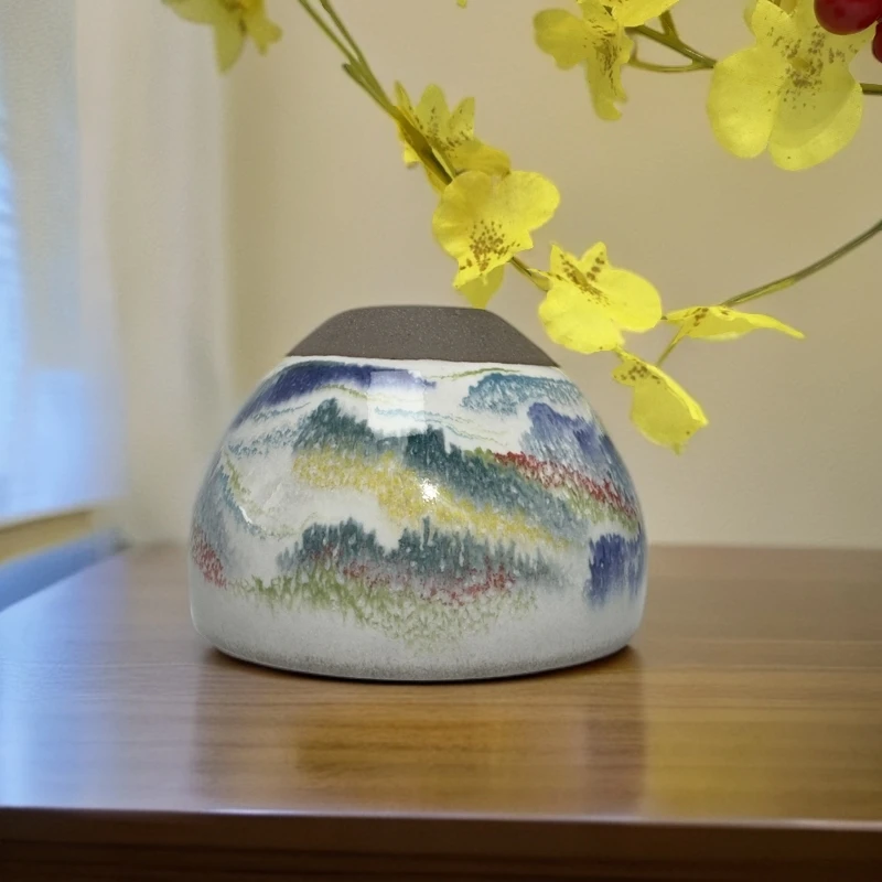 万山可染山水建窑建盏主人杯高档建盏主人杯高端茶盏建盏柴烧建盏