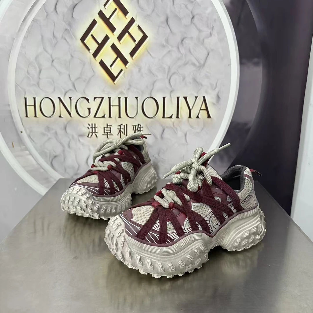 6224单里新款2024爆款高级感时尚精品老爹鞋厚百搭众ins