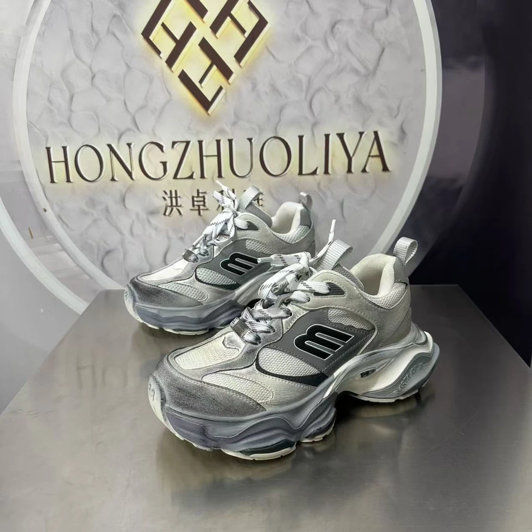 8948新款2024爆款单里高级感时尚精品老爹鞋厚百搭众ins