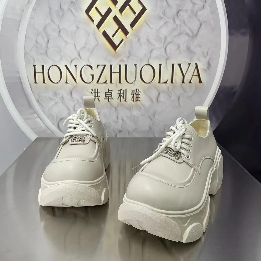 666-12冬款棉里2023厚底乐福鞋学院风小皮鞋百搭棉鞋黑色冬季女士