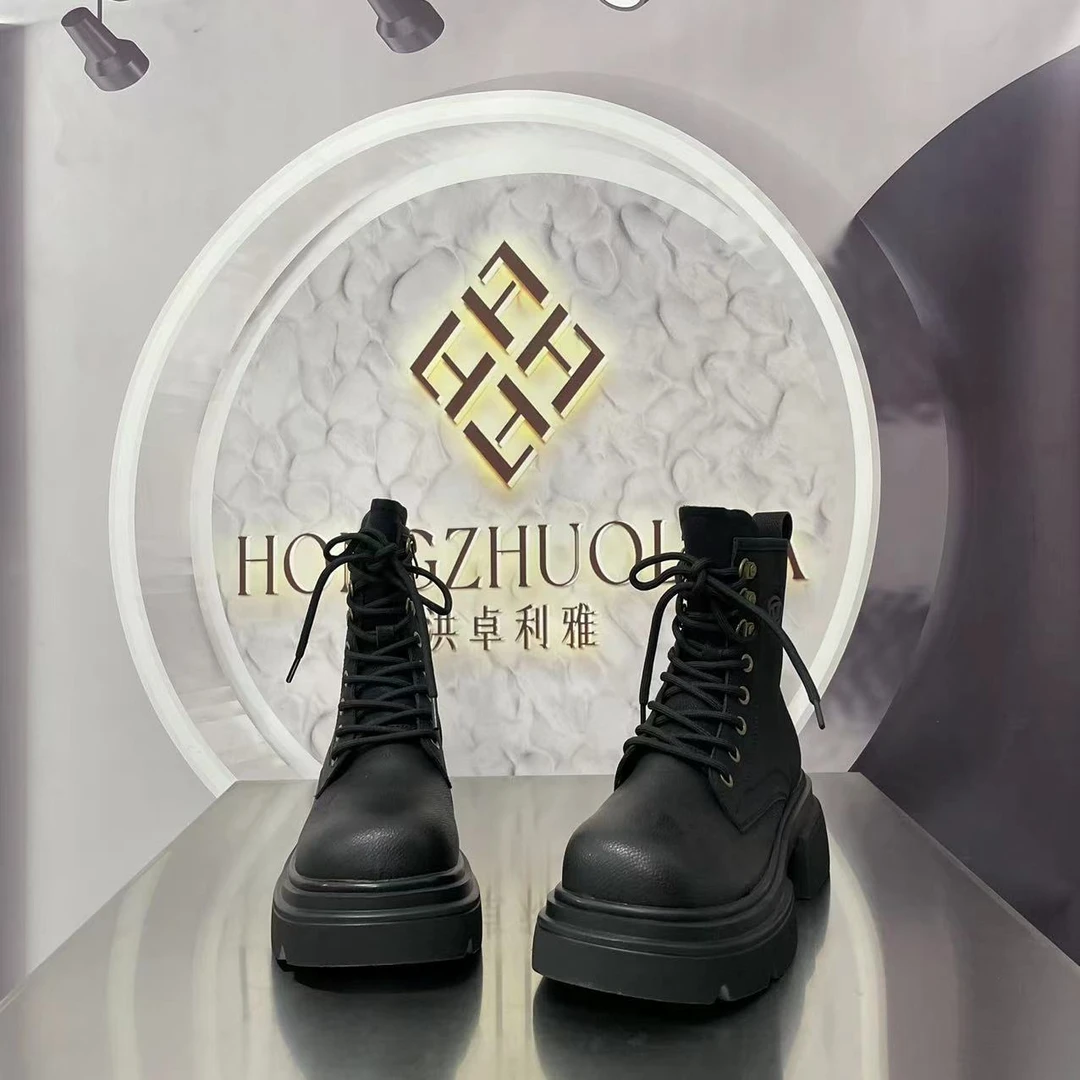 233888磨毛新款上新2023冬款新品单里时尚精品百搭马丁靴中筒潮流