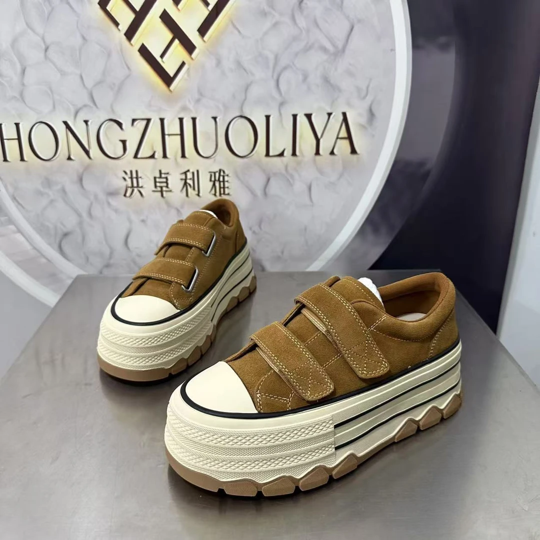 1329-2单里新款2024圆头系带韩版简约休闲板鞋潮流百搭红色时