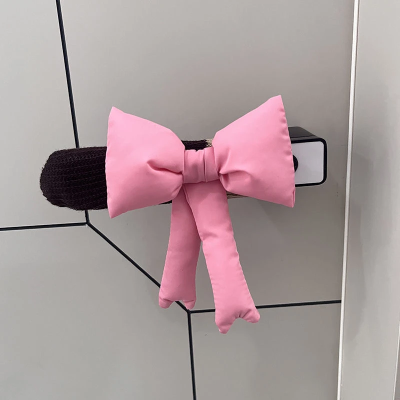 ins风新家婚房新年门把手保护套防静电防撞卧室门拉手针织套护墙