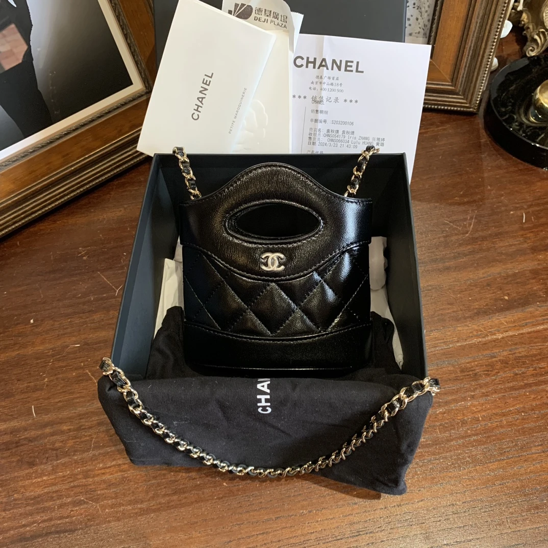 全新未使用 Chanel/香奈儿 /31bag迷你薯条包 芯片款/sp21425