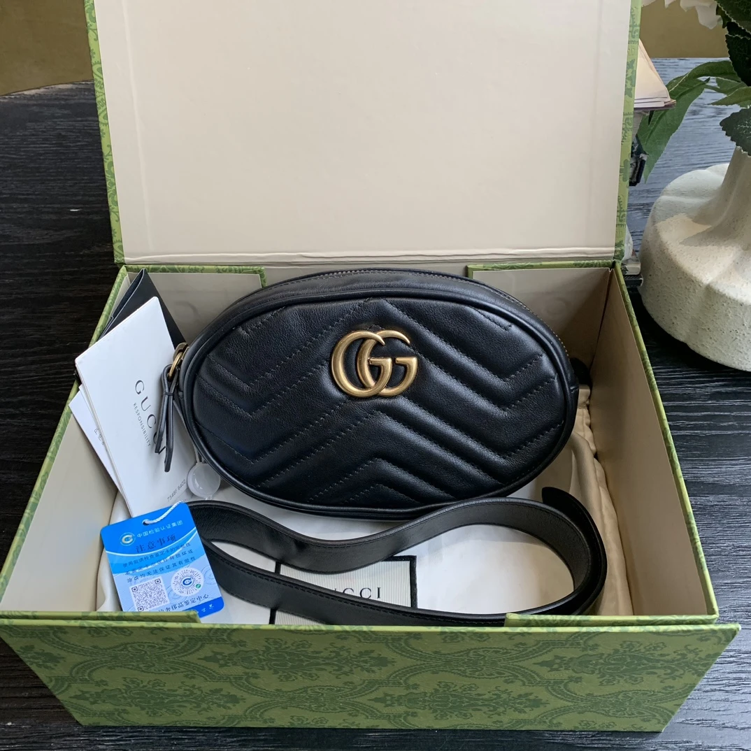 95新 GUCCI/古驰 Gucci 马蒙腰包胸包/sp21787