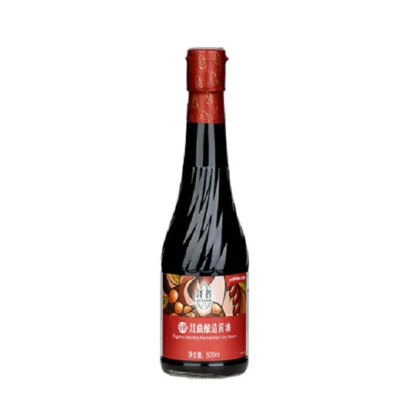 ZEEGLE/泽谷有机红曲酿造酱油（500ml/瓶）原汁原味营养丰富
