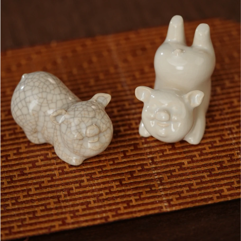 【刷刷专属】霖松堂·草木灰系列丨福猪茶宠可养茶线