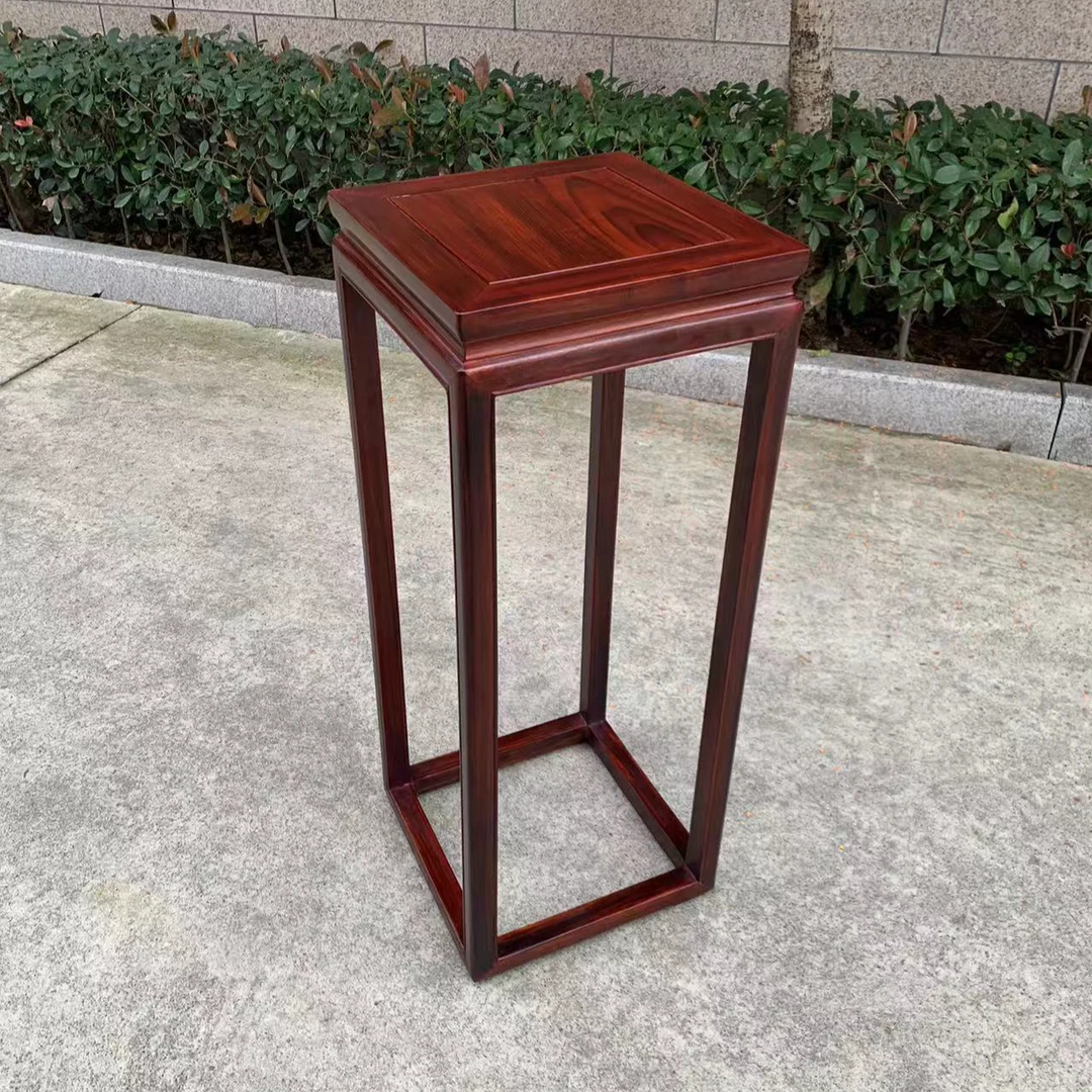 东南亚酸枝木花架实木花架摆花客厅花架餐厅架子尺寸35*35*90高度