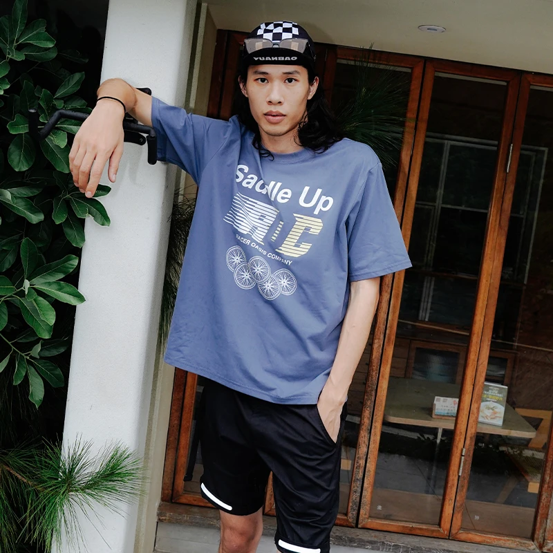 ROC by REOCHA 速干排汗凉感高性能面料骑行主体幻影车轮印花短袖