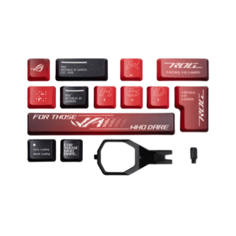 99新 ROG/玩家国度 Dye-Sub PBT Keycaps键帽电竞游戏键盘专用
