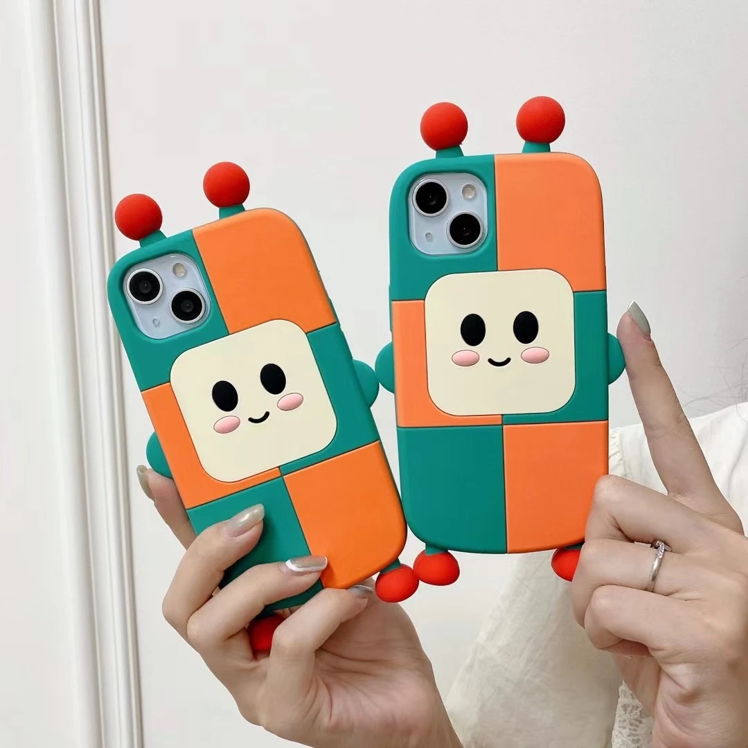 适用[苹果/华为/荣耀/vivo/OPPO/小米]超级机器人液态硅胶手机壳