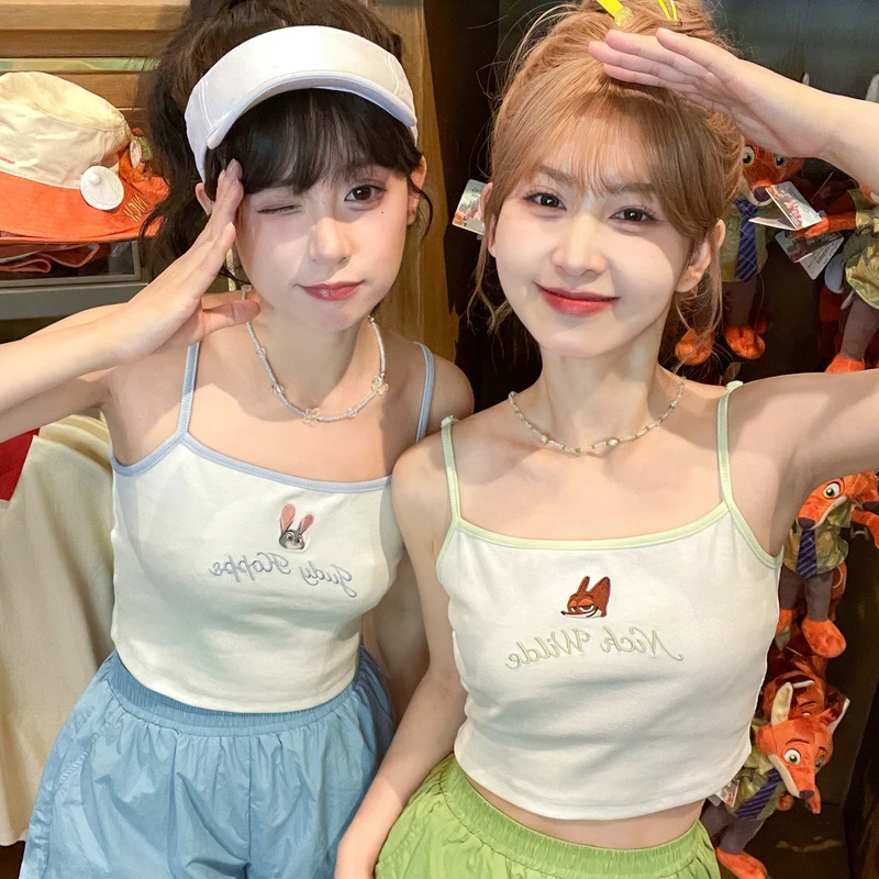 森女部落原创朱迪尼克刺绣吊带外穿百搭潮2025年夏季新款女装衣服