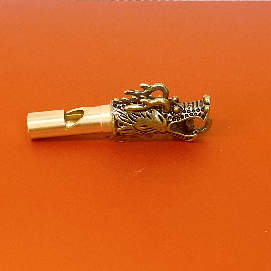 【龙头口哨】新款黄铜创意龙头口哨户外装饰品摆件