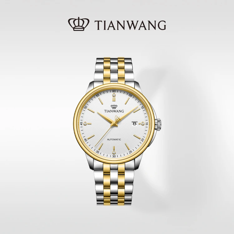 天王表恒隽男士男生商场同款休闲情侣白盘钢带GS51172T.D.T.W