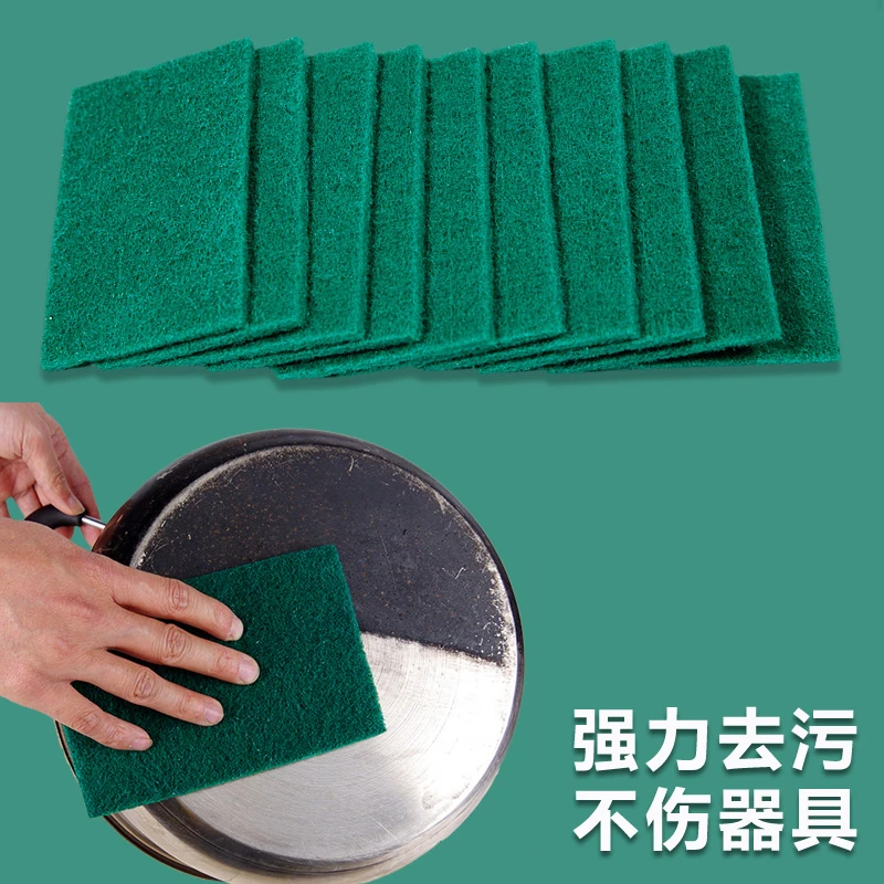 厨房专用含砂百洁布 刷锅神器去污洗碗巾 金刚砂魔力海绵擦清洁布