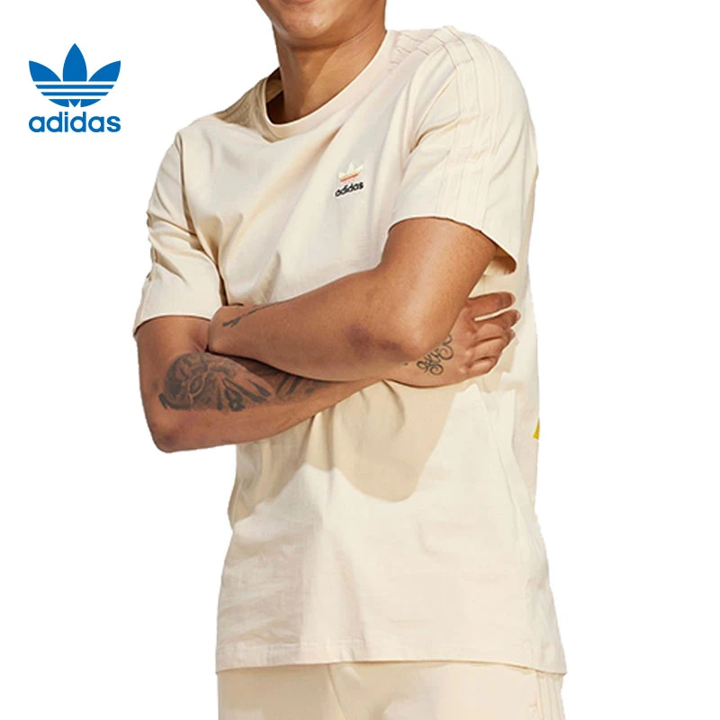 adidas阿迪达斯三叶草短袖男T恤舒适百搭运动休闲短袖T恤HZ1155