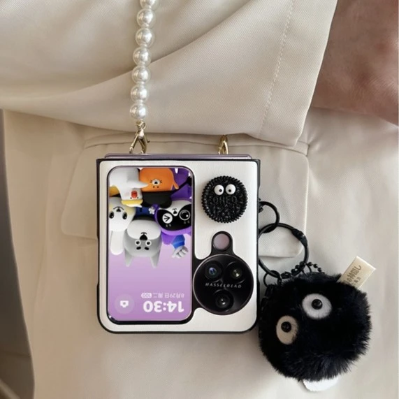 适用oppofindn3flip手机壳新款折叠屏斜挎find n2flip创意潮女款