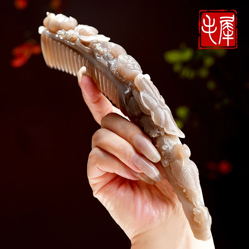 【毛犀】整角雕刻梳980以上先选后拍