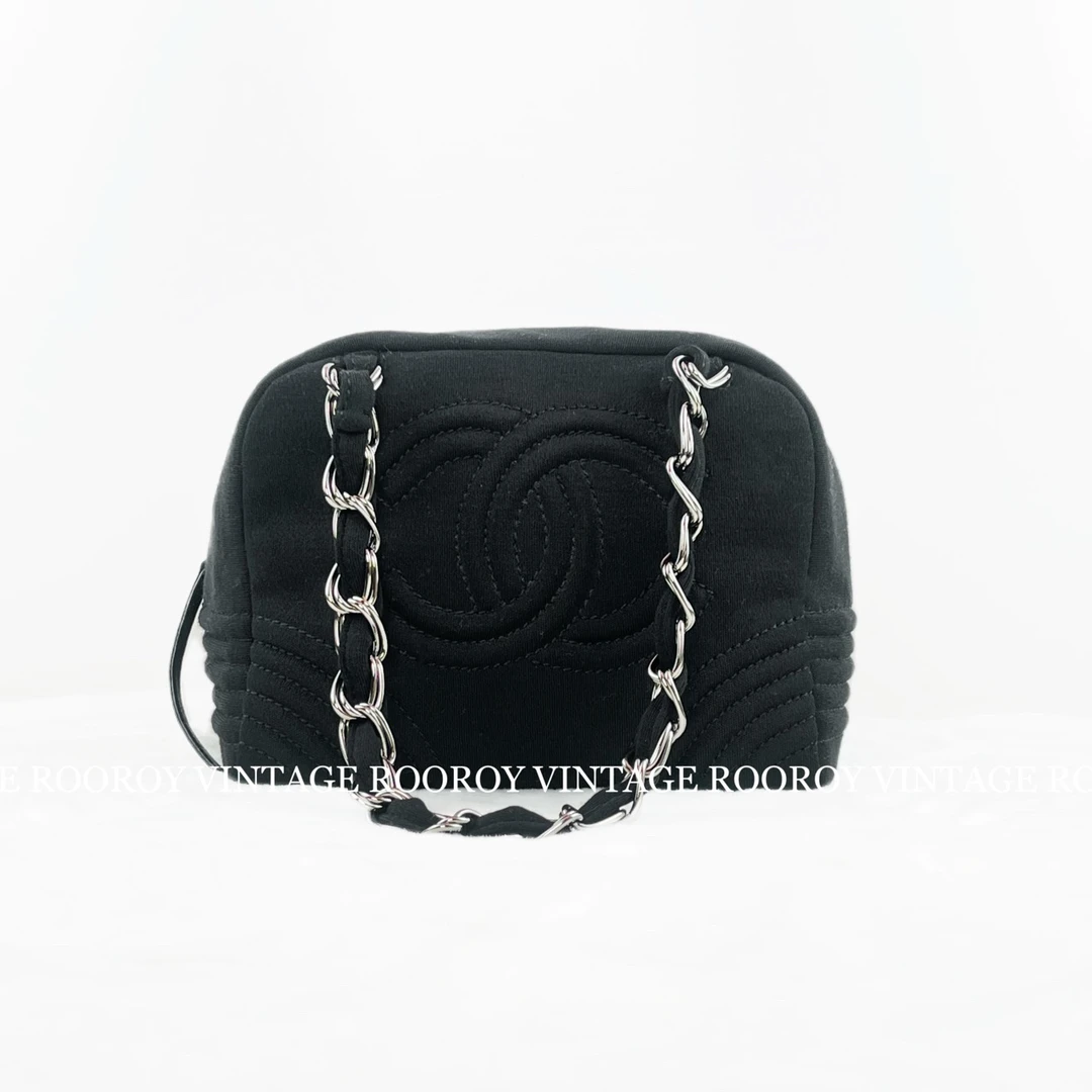 95新 Chanel/香奈儿 CHANEL 保龄球手提包 黑色/1159