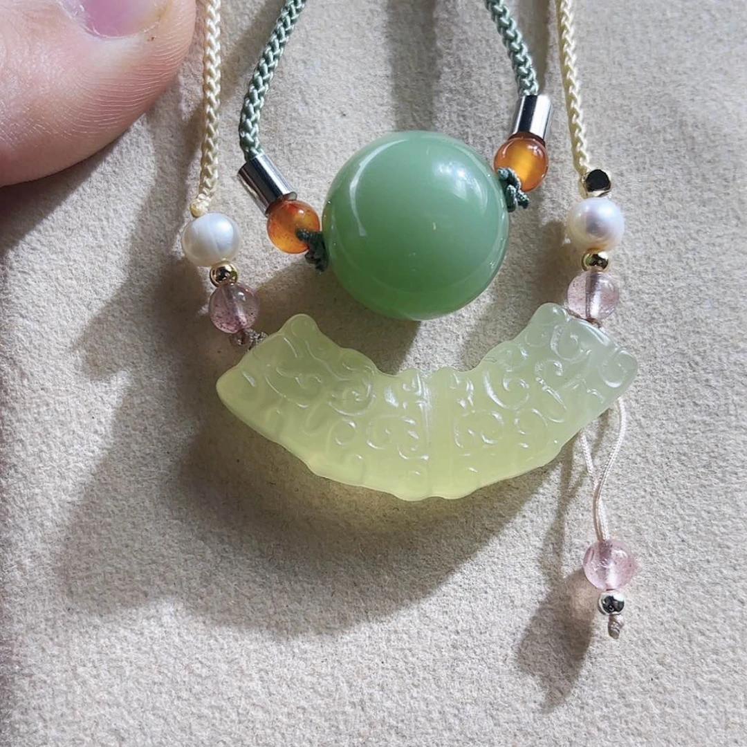 【闪购商品】岫玉颈饰未镶嵌