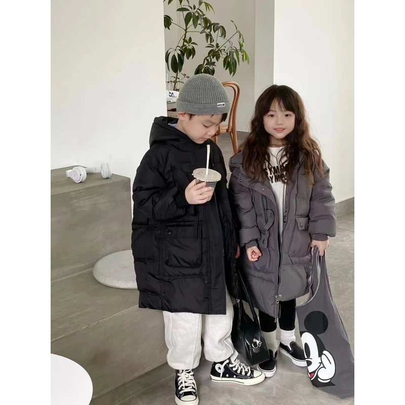 【源头厂家-羽绒服】新国标儿童羽绒服童装冬款保暖冬季长款60029