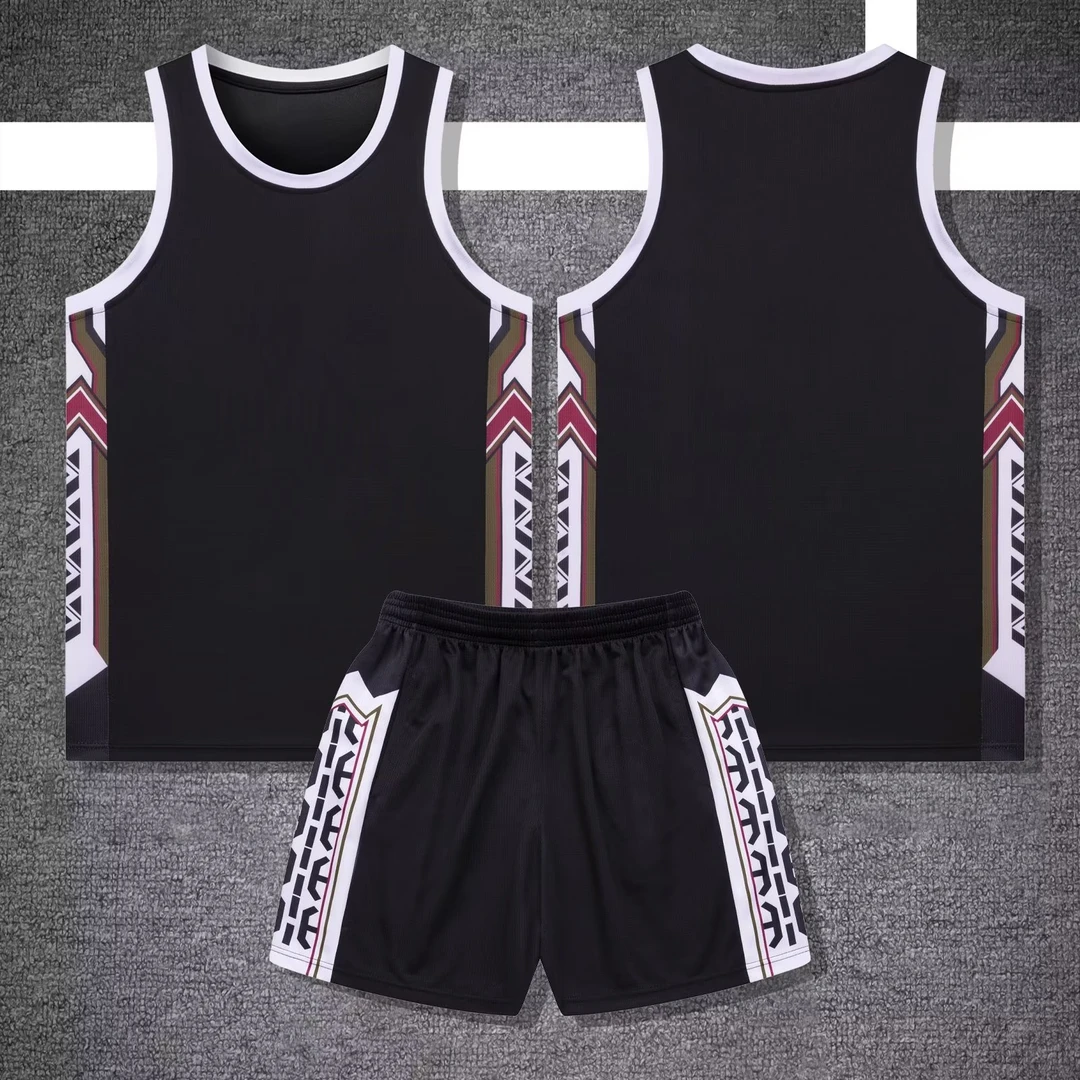 迷彩夏季透气大学生速干篮球比赛服宽松儿童库里欧文球衣定制印号