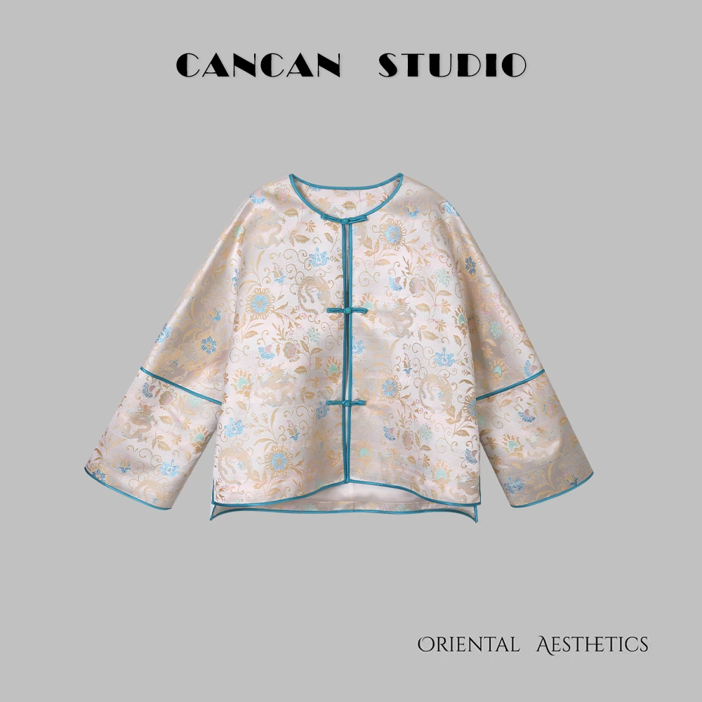 CANCAN STUDIO【铃兰如意】新中式原创设计上衣外套G242377