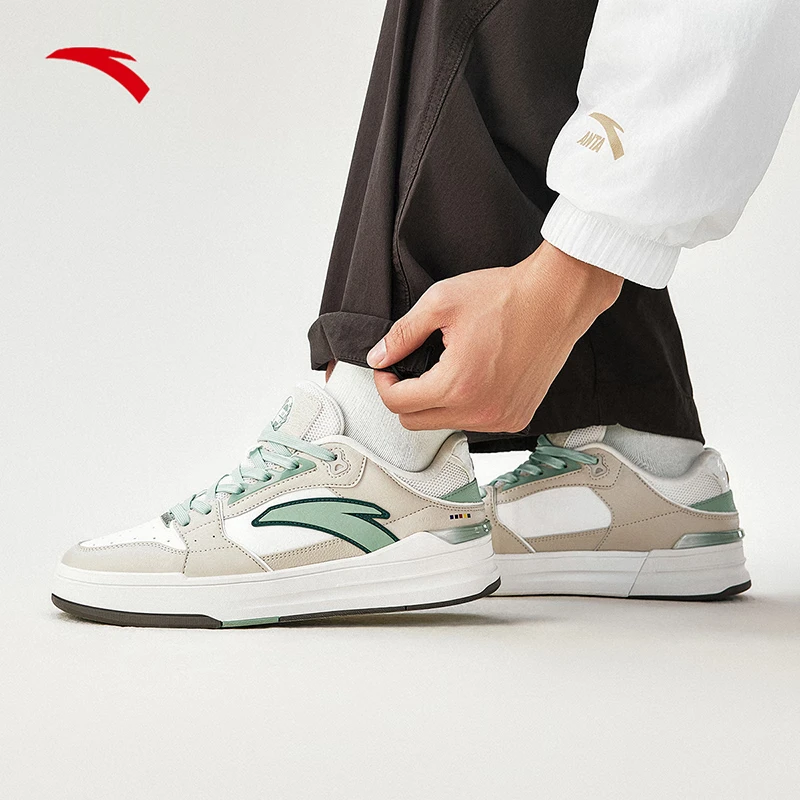 【樊振东同款】安踏街顽LITE丨秋季潮流板鞋时尚百搭112438052-OP