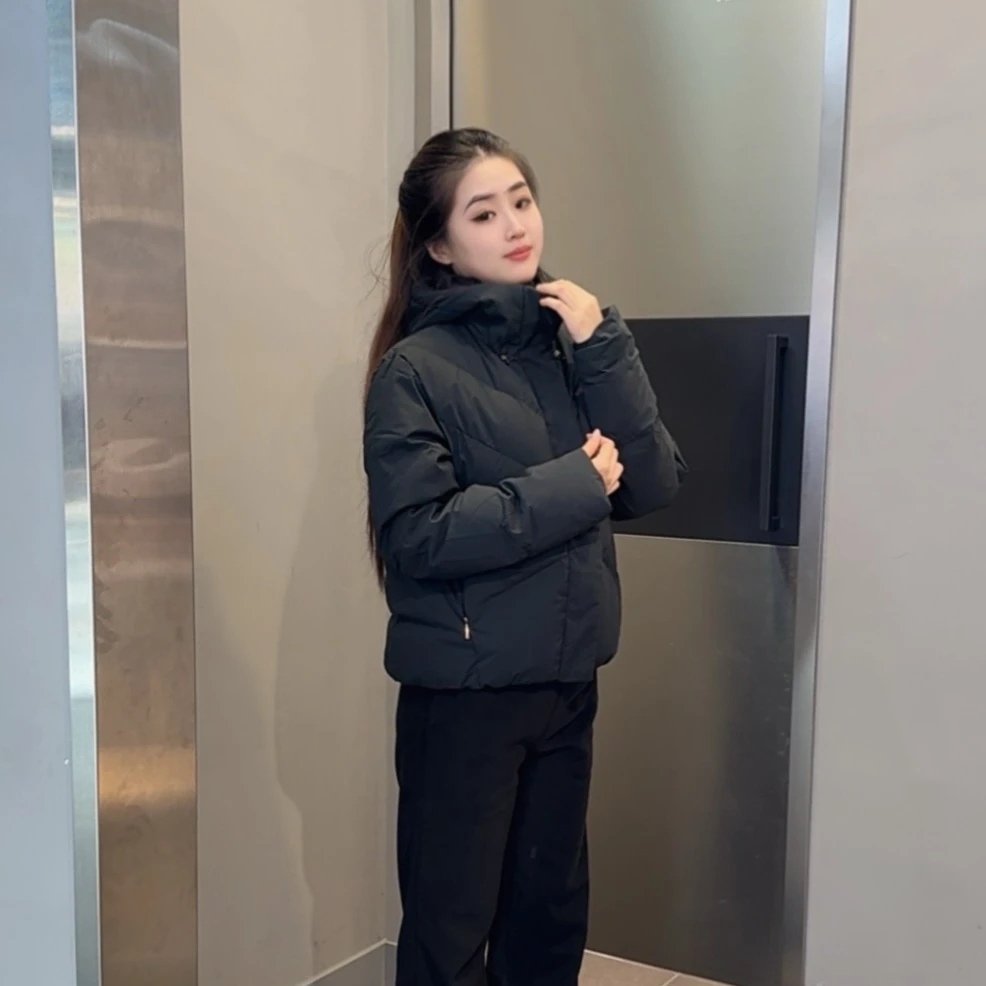 安踏速暖羽绒服 防泼水鸭绒外套女款冬季运动上衣162447912N-LL