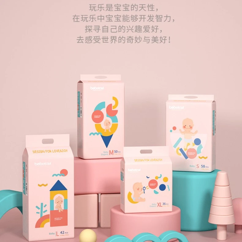 【爱朵生活】BebeTour积木ToyJoy系列透气超薄亲肤纸尿裤/拉拉裤
