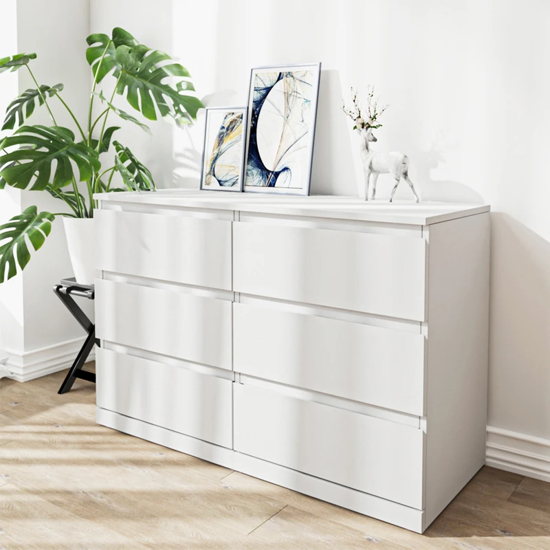 东易润丰家用客厅玄关卧室六斗柜床尾收纳柜北欧抽屉式储物柜落地