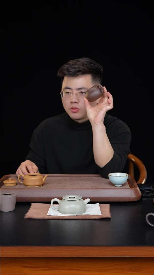 【闪购商品】紫砂茶壶桃花泥 主人杯