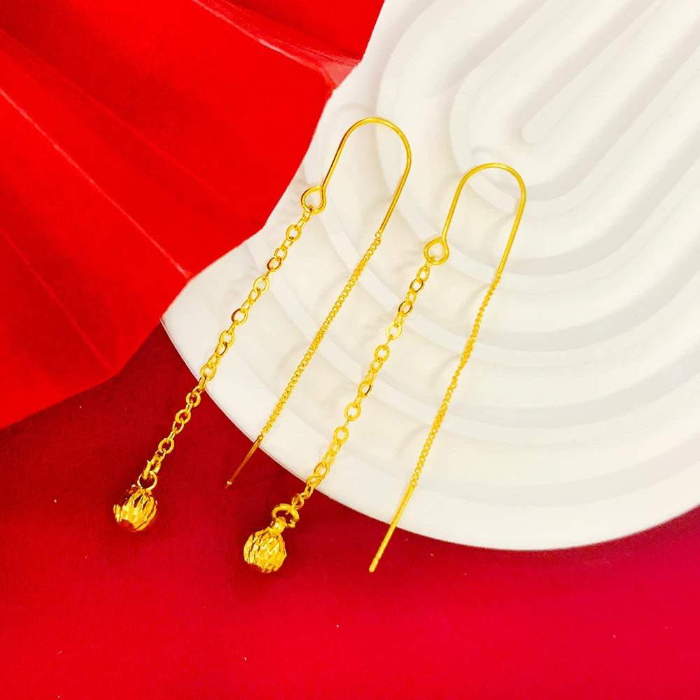 铜合金耳饰 【珠珠U型耳线】精美气质时尚耳饰不掉色防过敏