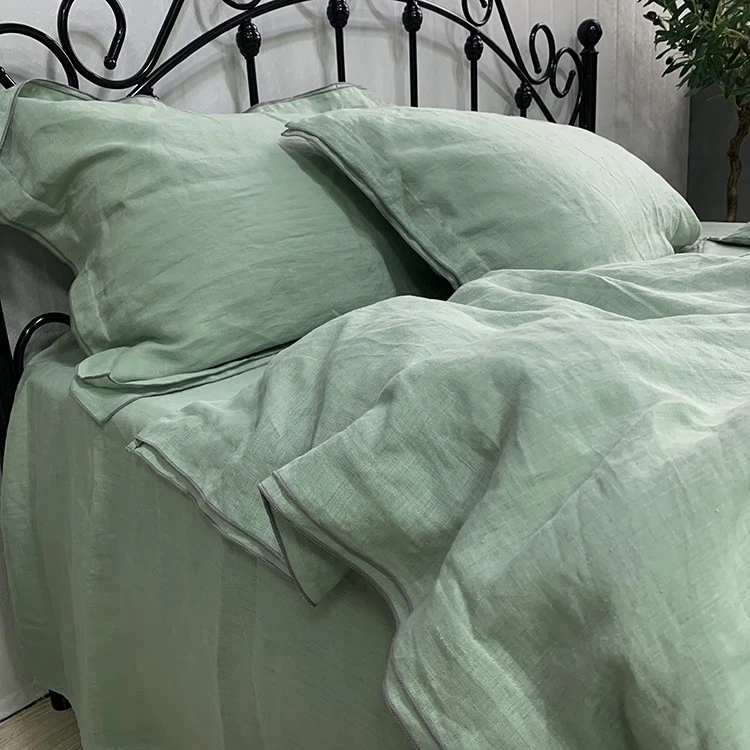 纯汉麻床上用品套件 春夏四季可用  透气防螨