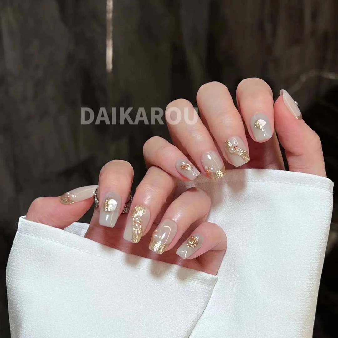 流绪飞梦 黛卡柔 预售  铁刘海 中梯  手工穿戴甲10片