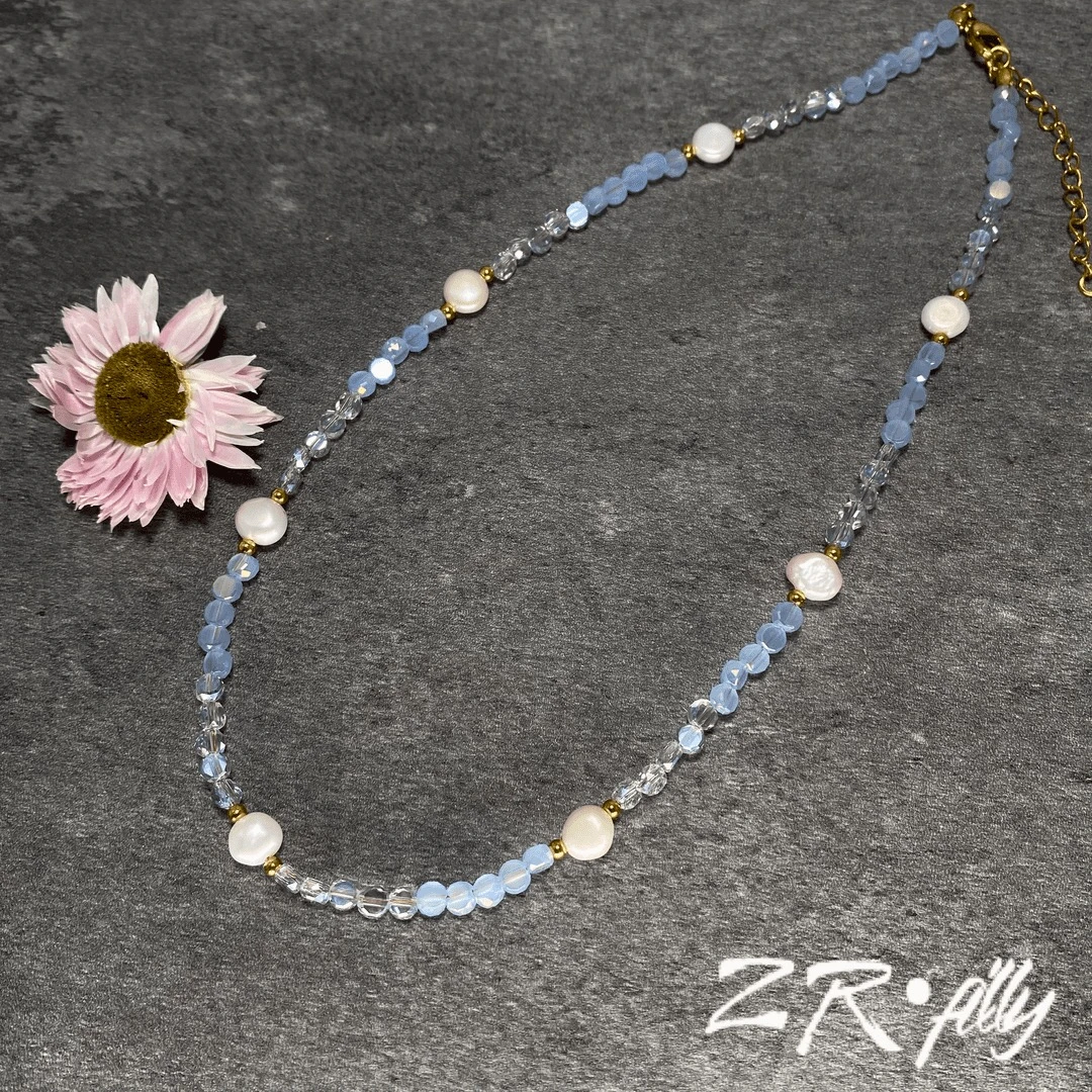 铜合金仿珍珠项链 轻奢时尚精致百搭项链1673