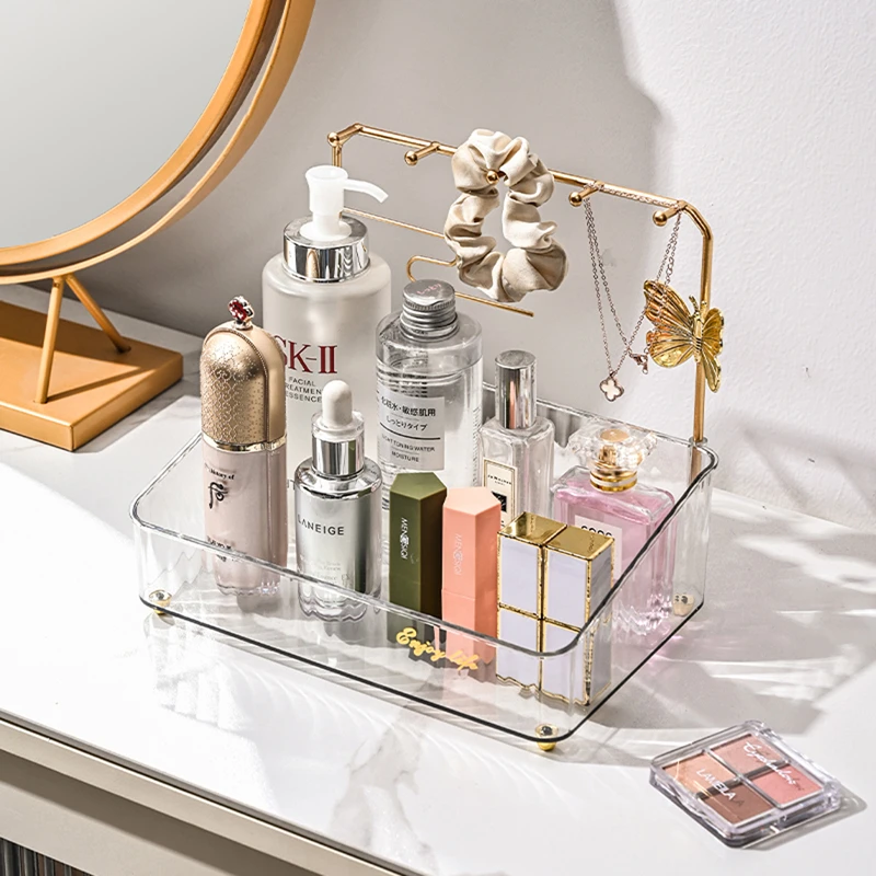 玄关置物架钥匙挂架入门进户门高颜值收纳托盘桌面亚克力储物摆件