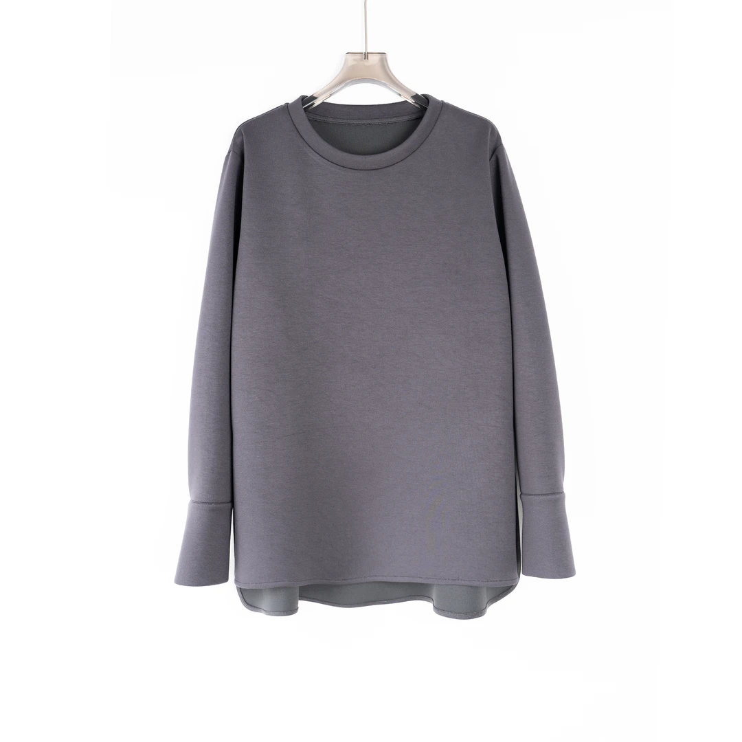 PS240991秋冬新款大码胖MM外套卫衣时尚莫代尔空气层茧型圆领