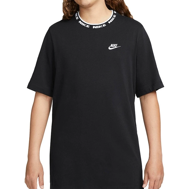NIKE耐克短袖男24年夏季新款纯棉NSW领口串标运动休闲短袖T恤7310