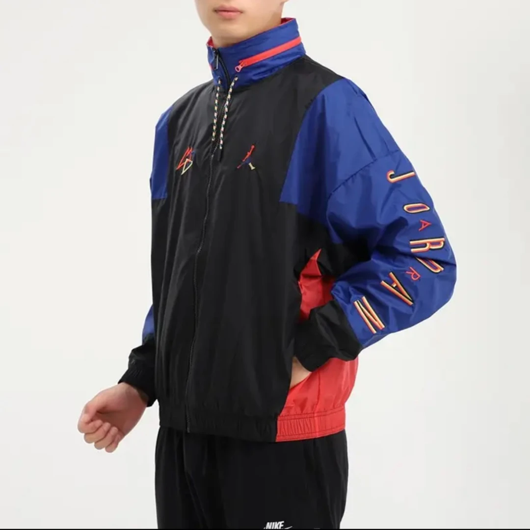 耐克Nike夹克男装秋春季新款JORDAN运动时尚连帽防风外套DN3404-0