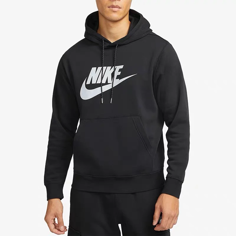 Nike/耐克正品秋冬新款男子时尚套头宽松连帽加绒卫衣DM1237-010