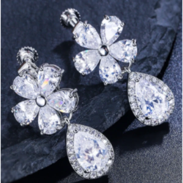 铜合金耳饰 【5057】轻奢时尚百搭素款耳环个性饰品耳钉