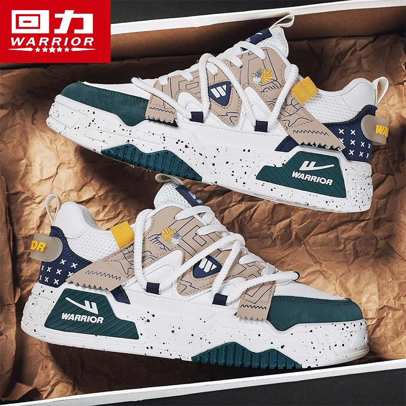 回力男鞋冬季2025新款青少年百搭运动休闲小众板鞋厚底增高小白鞋