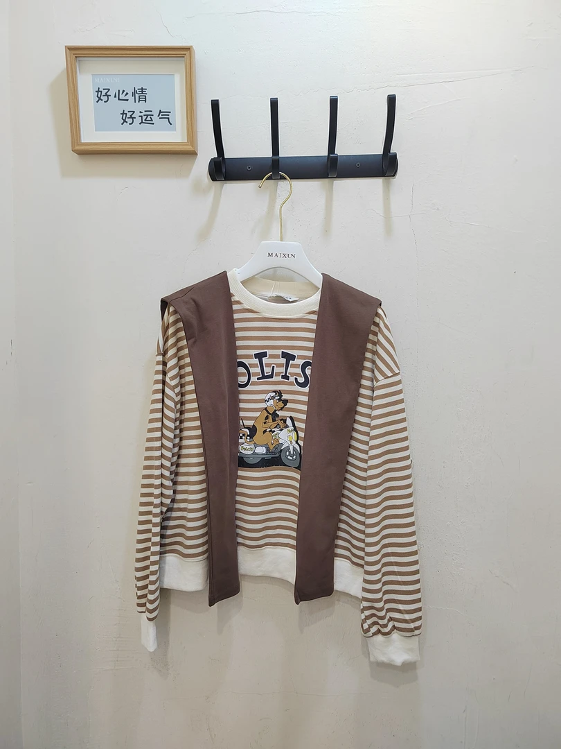 麦寻秋装短款卫衣wysvp006衣长56