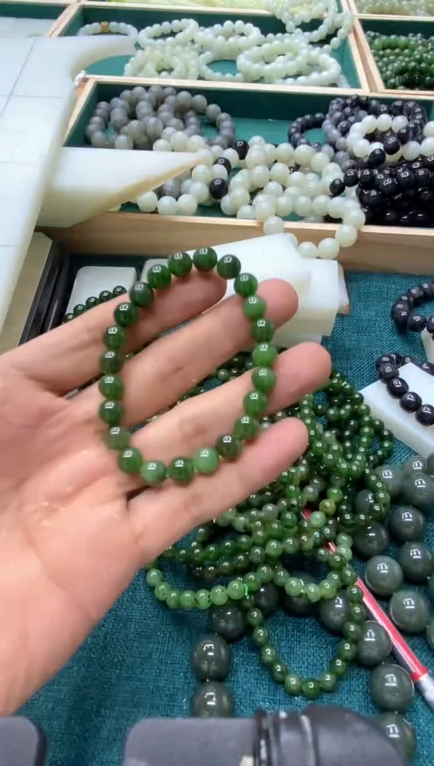 【闪购商品】和田玉手串未镶嵌手串卡8