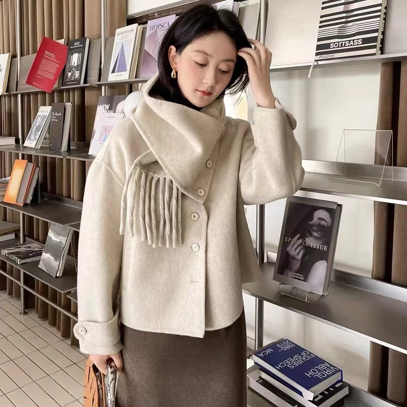 时尚双面呢大衣ZBW32147