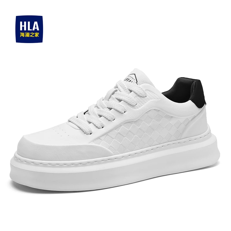 海澜之家男鞋2025季新款板鞋时尚百搭低帮休闲软底防滑舒适潮鞋