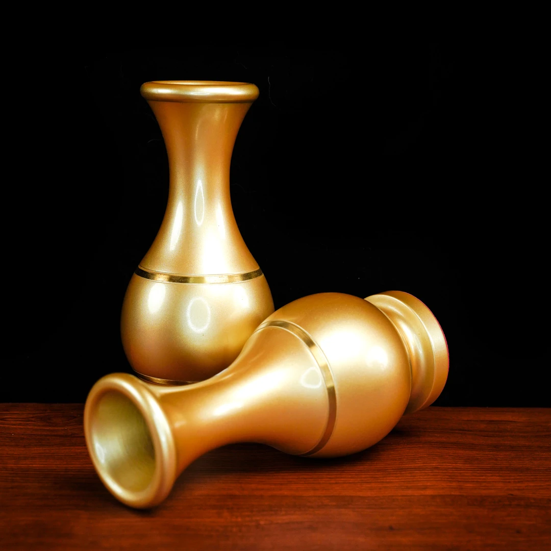 禅境宝阁《素面花瓶》黄铜花瓶插花花瓶净水瓶供瓶居家桌面家用装饰