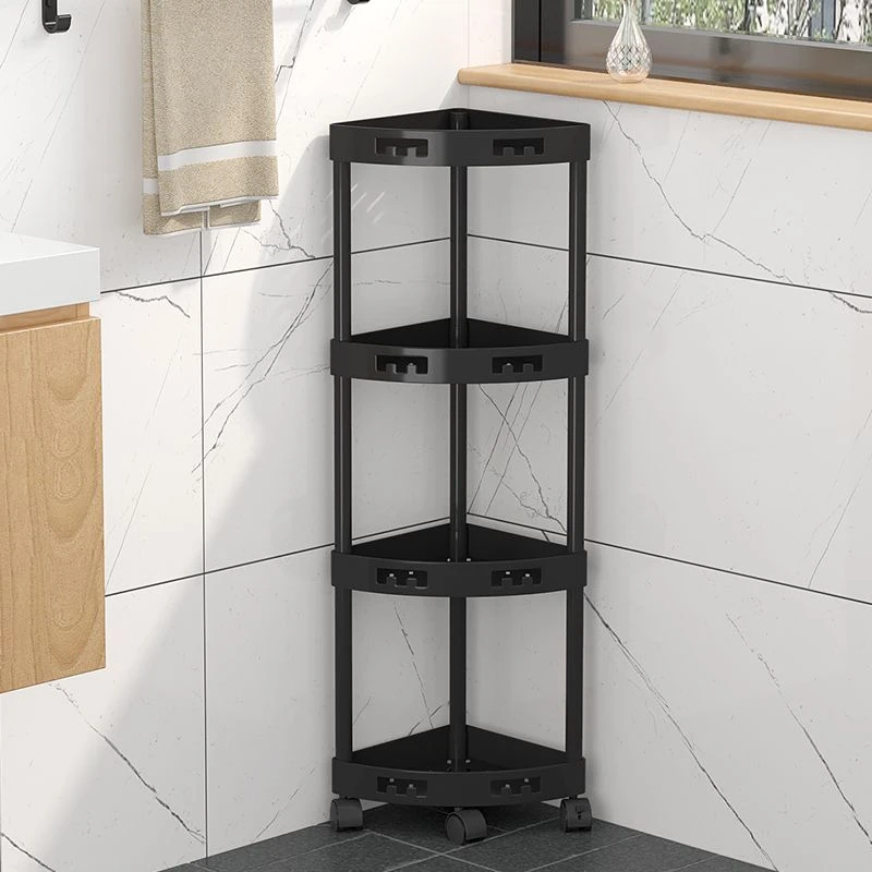 【小扬哥专享】洗手间置物架家用简约多层可动厕所卫生间角架加厚